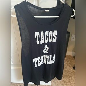 Tacos and tequila tank